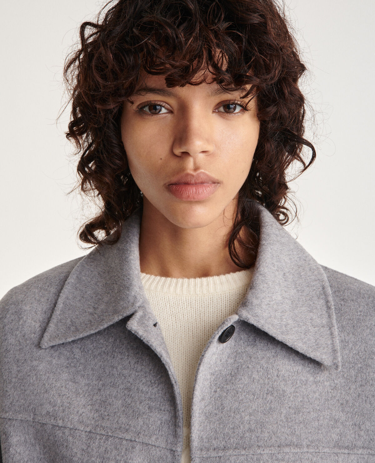 Blouson en laine femme shop