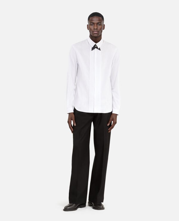 The Kooples MEN WHITE white formal shirt with classic collar
