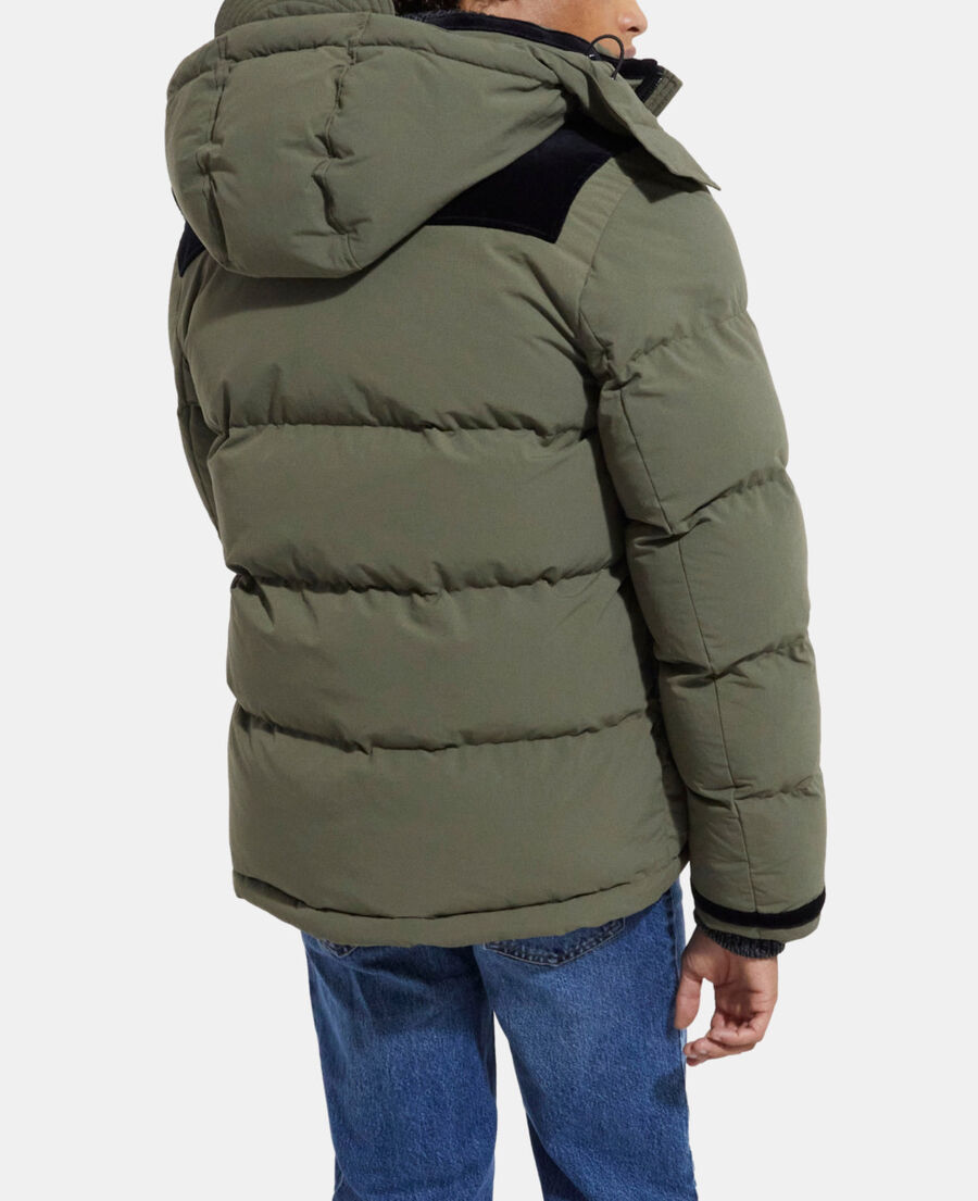 khaki down jacket