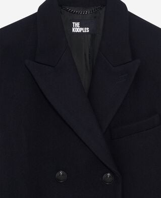 The Kooples MUJER NAVY abrigo largo azul marino