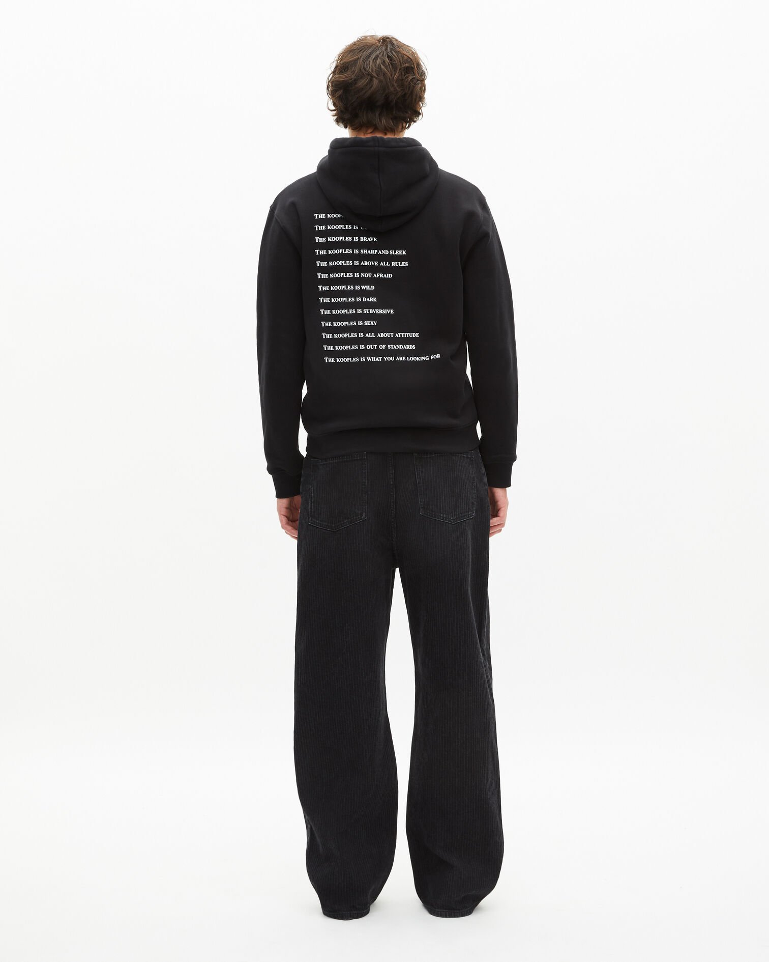 Sweatshirt zippé à capuche What is noir, BLACK, hi-res image number null