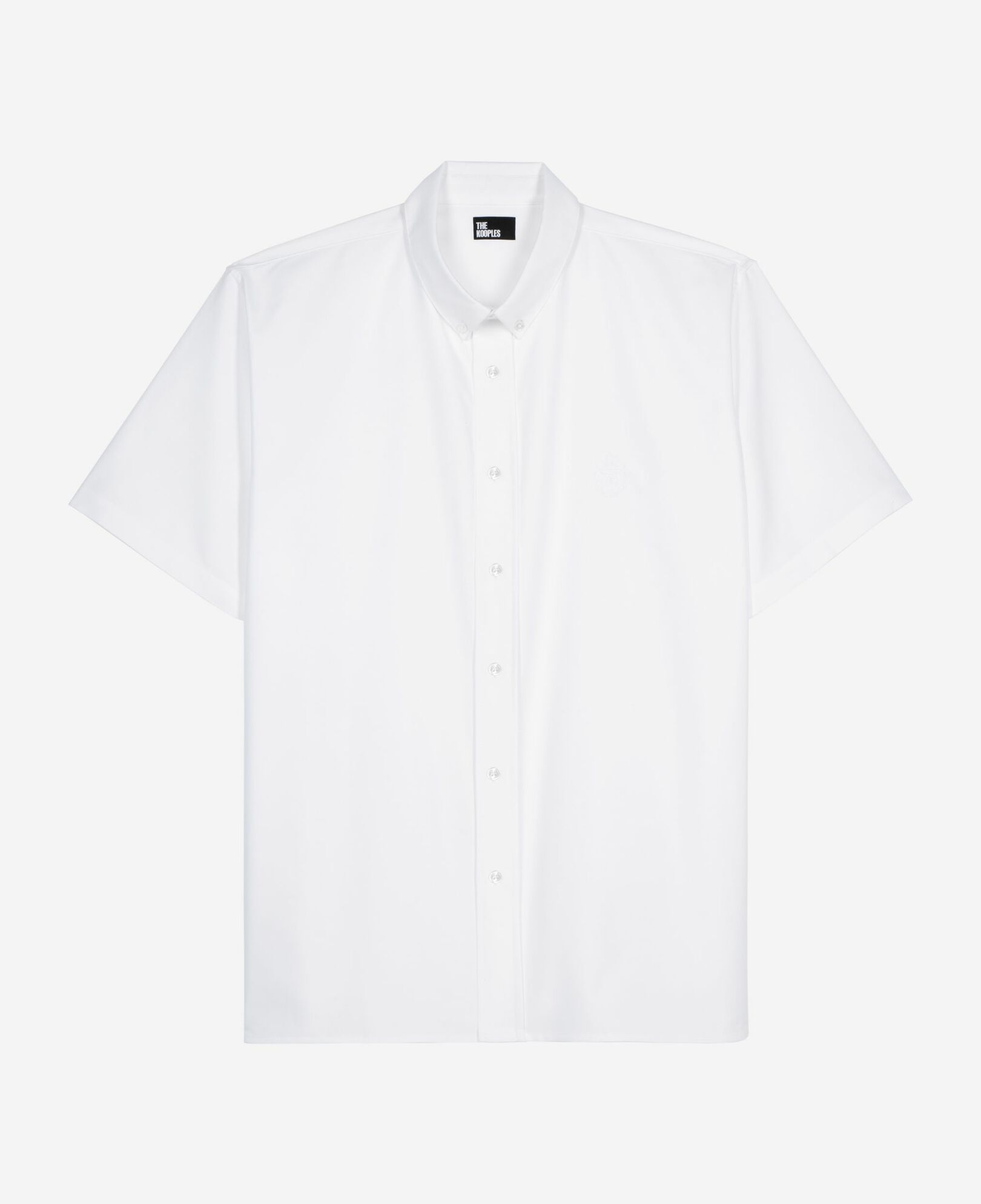The Kooples MEN WHITE short-sleeved white shirt