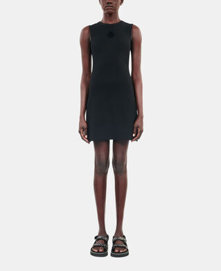 The Kooples WOMEN BLACK black short blazon dress