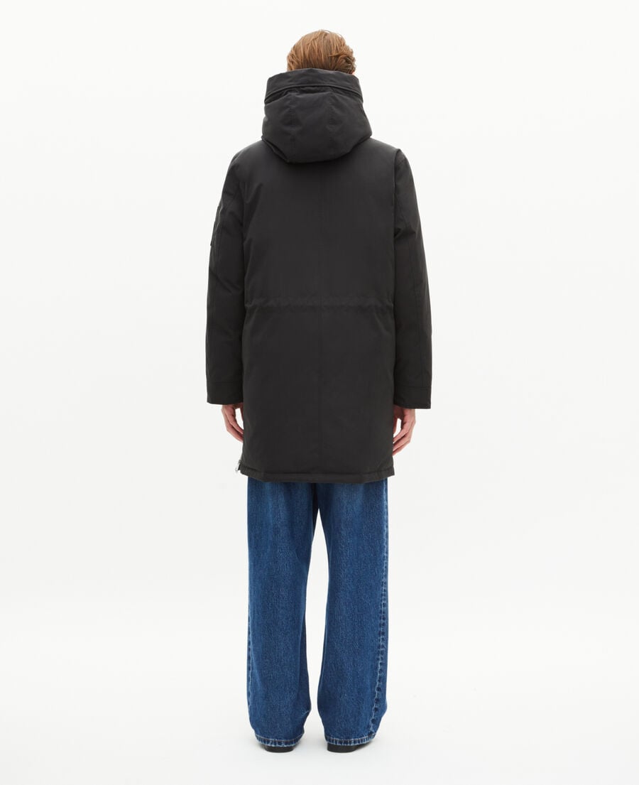 The Kooples HOMME STONE parka &agrave; traitement d&eacute;perlant grise