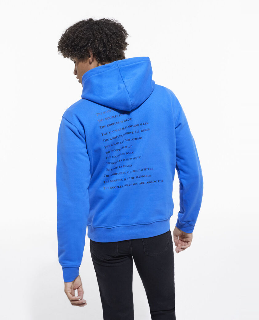 The Kooples HOMME INK BLUE sweatshirt what is bleu