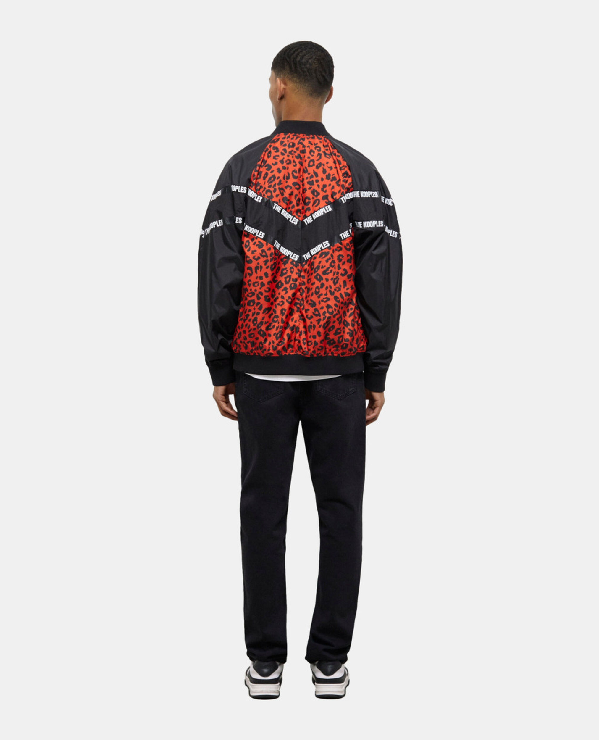 Two-tone jacket with logo bands, MULTICOLOR, hi-res image number null