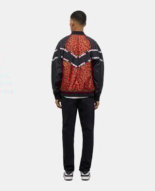 The Kooples H MULTICOLOR two-tone jacket with logo bands