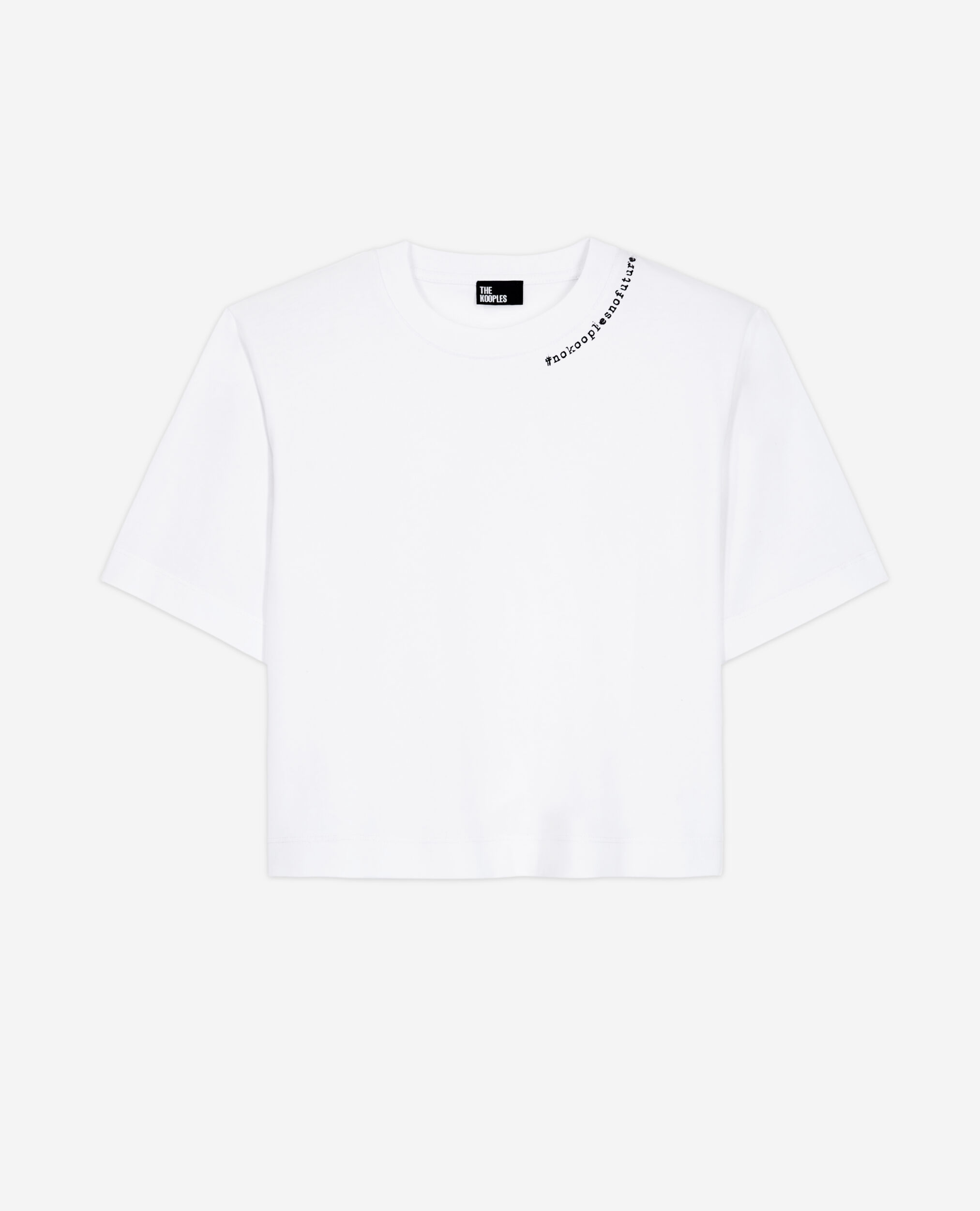 T-shirt logo blanc, SNOW WHITE, hi-res image number null