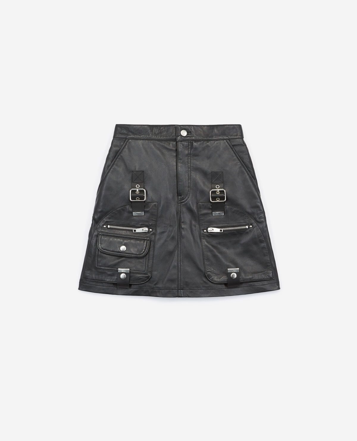 Jupe cuir the best sale kooples