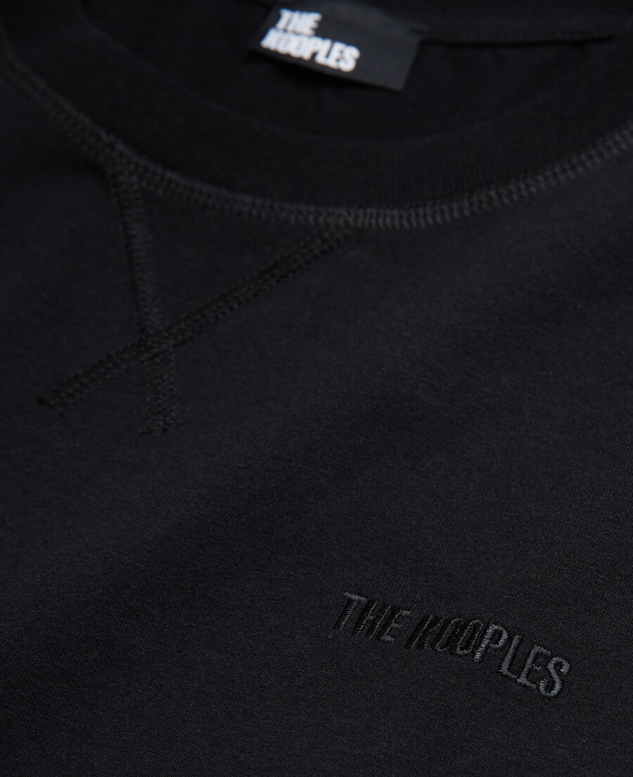 t-shirt femme logo the kooples noir
