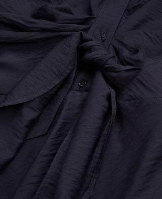 The Kooples FEMME NAVY robe courte bleu marine avec drapé