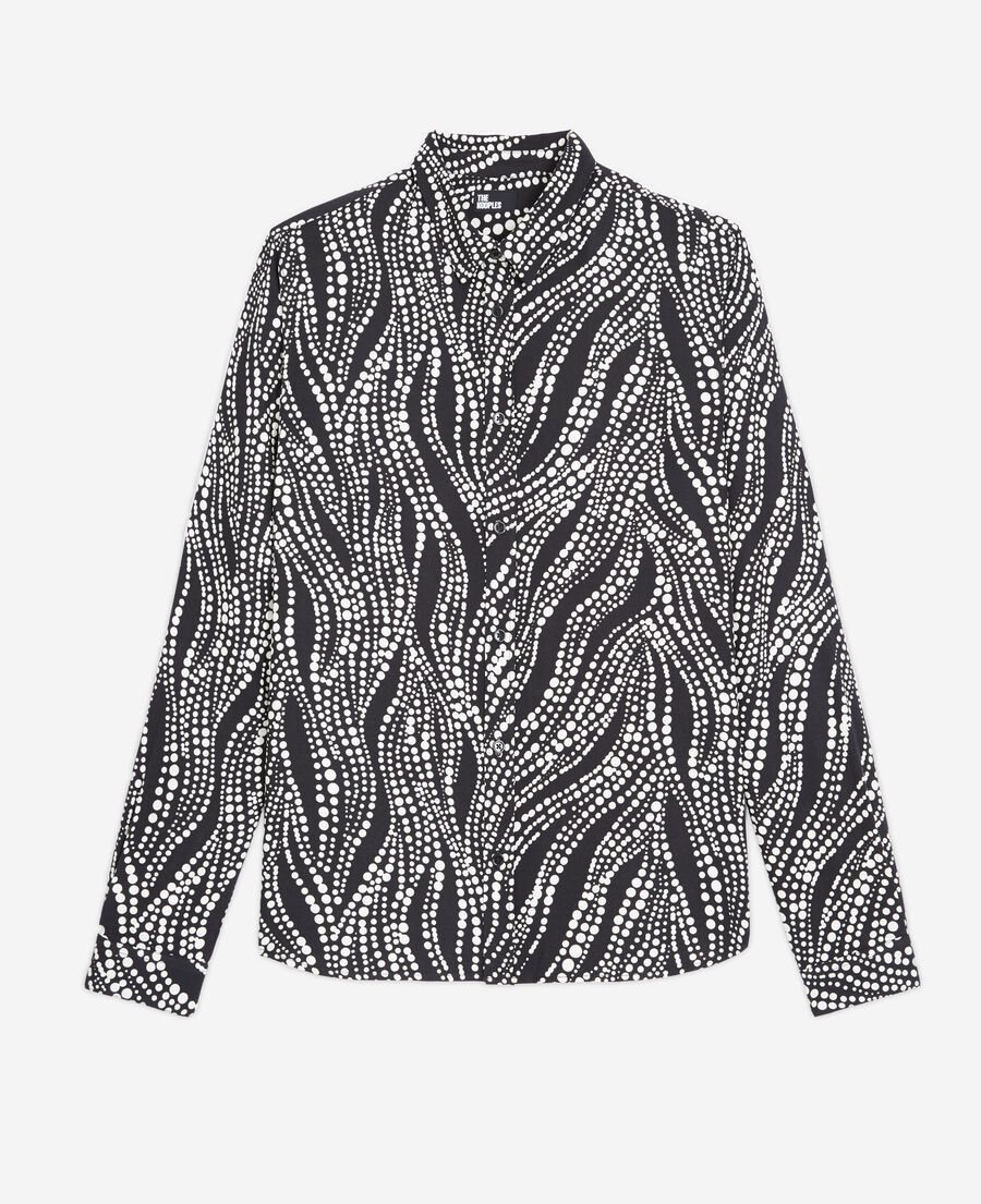chemise col classique imprimée