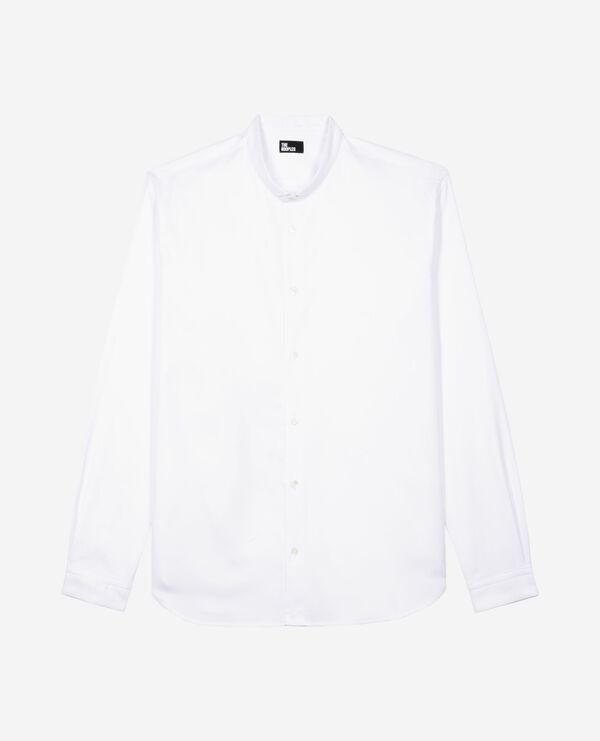 The Kooples MEN WHITE formal shirt with white collar