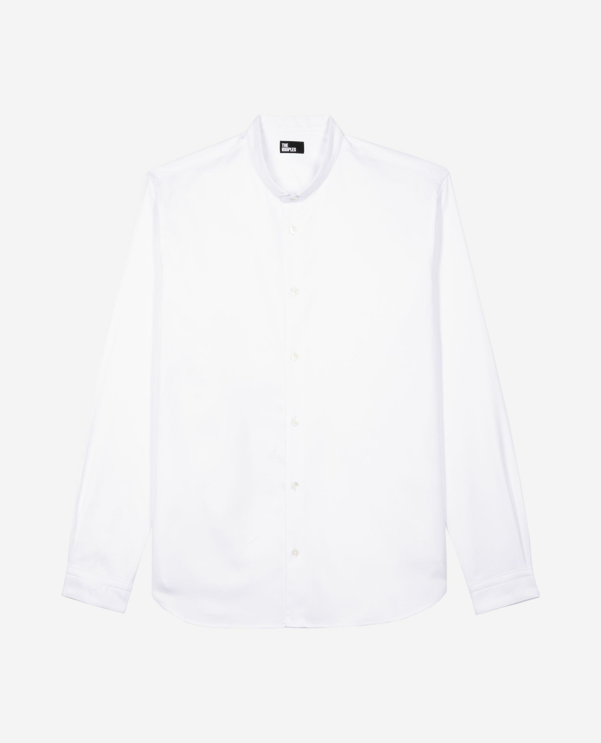 Formal shirt with white collar, WHITE, hi-res image number null