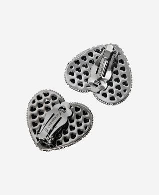 The Kooples WOMEN BLACK black clip-on earrings