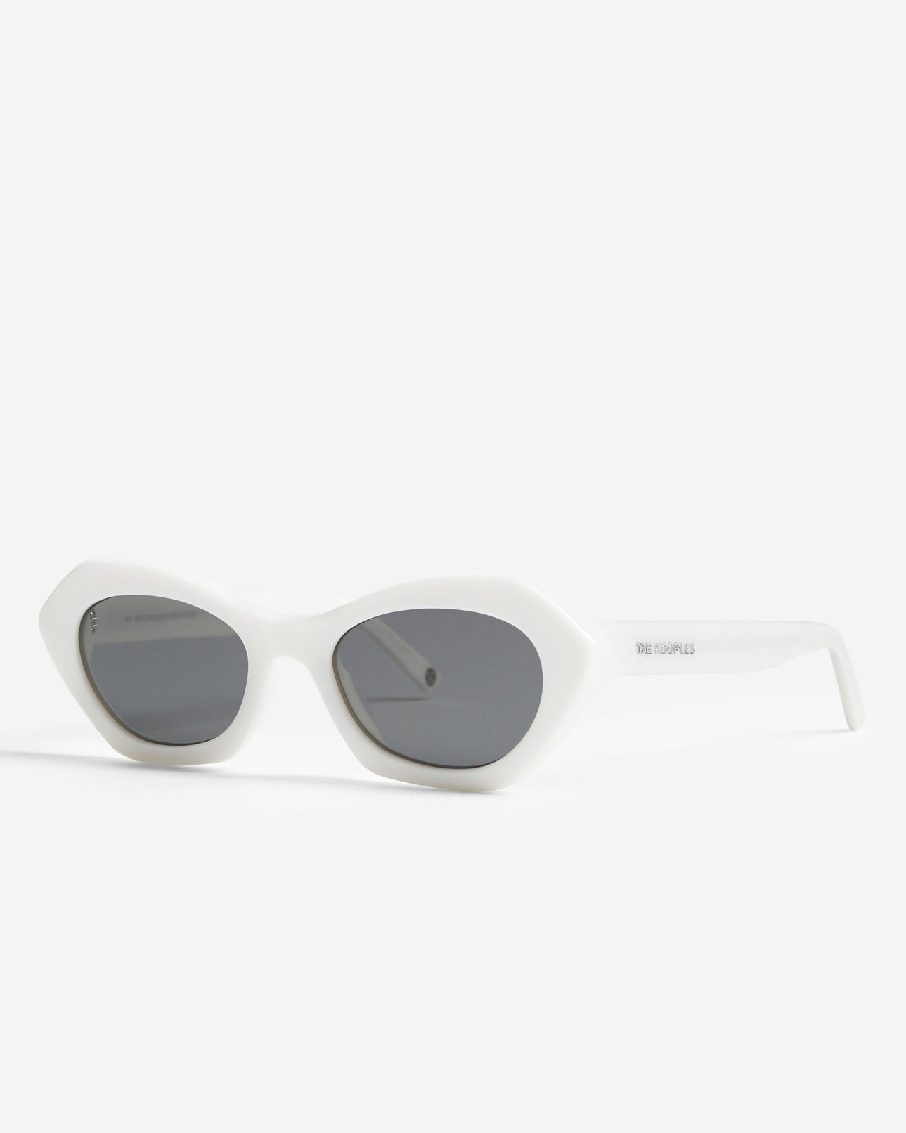 The Kooples F WHITE white cat eye sunglasses