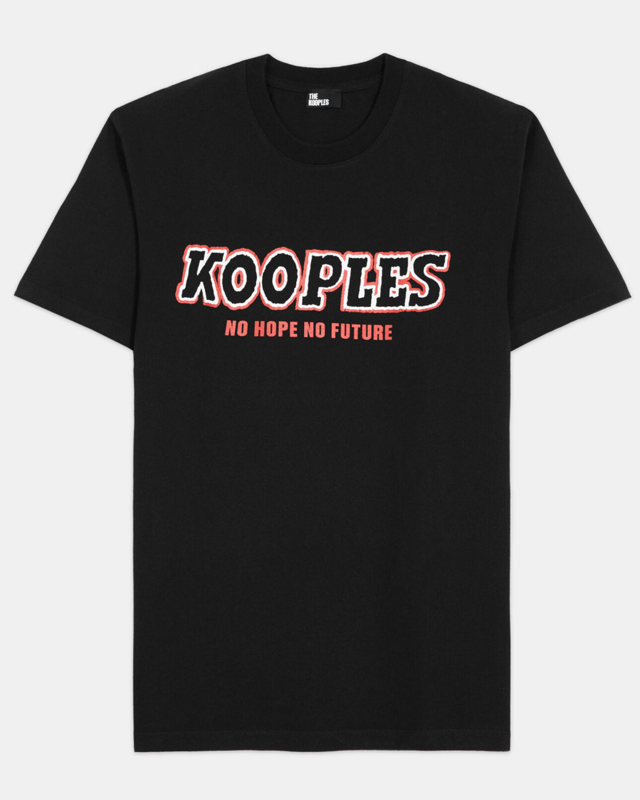 The Kooples HOMME BLACK t-shirt noir