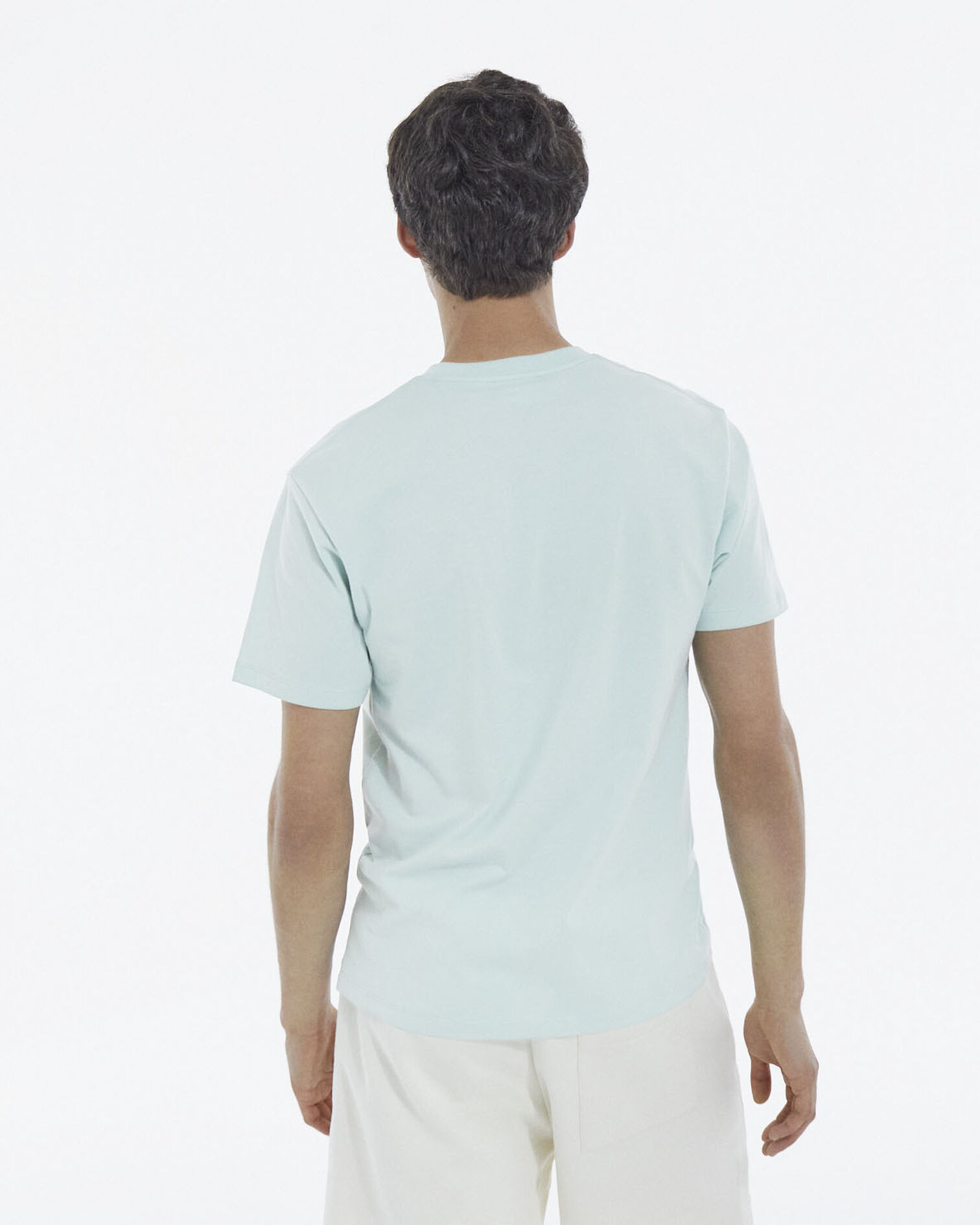 T-shirt vert logo The Kooples contrasté, GRIS BLEU, hi-res image number null