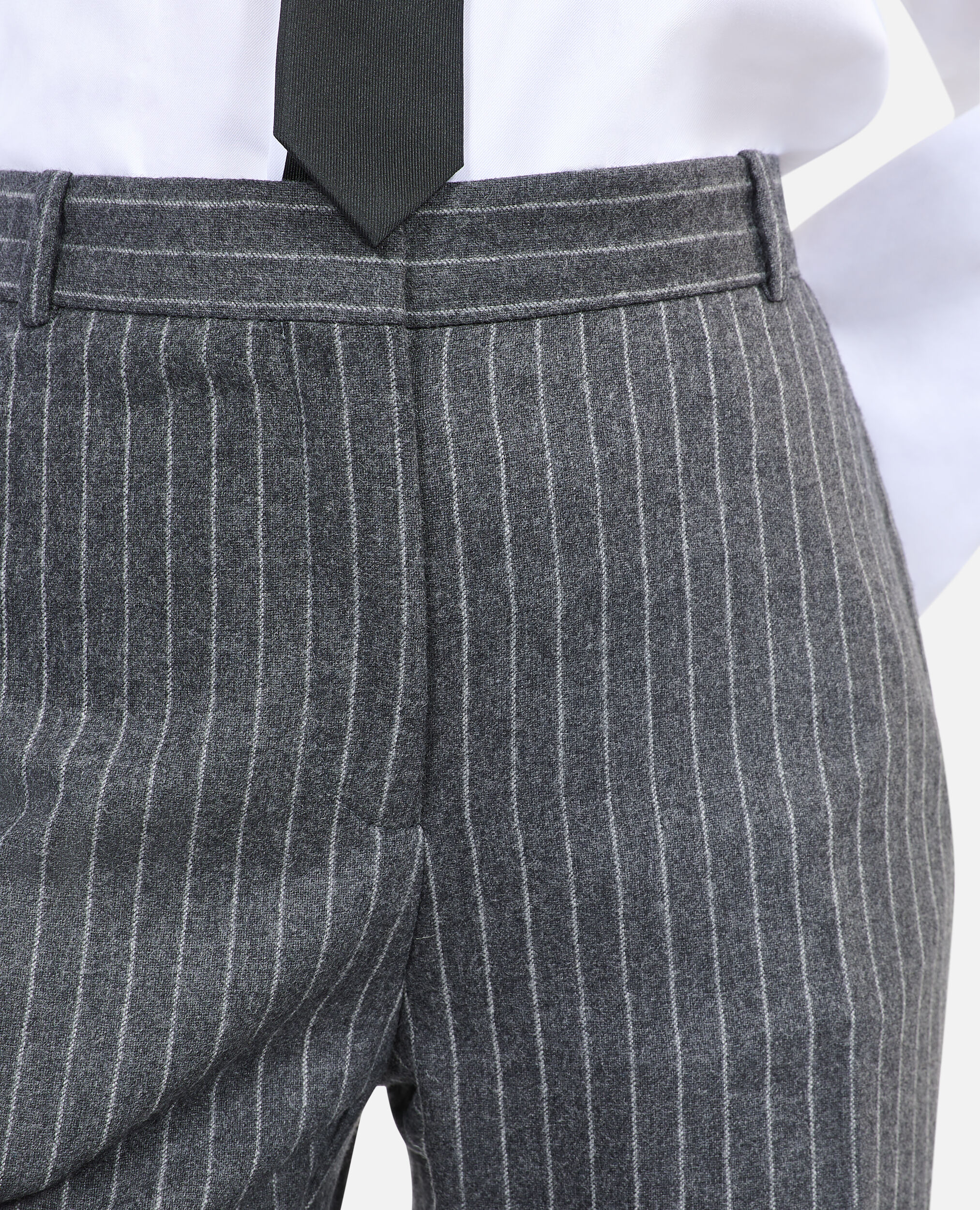 Straight striped tailored pants, LIGHT GREY, hi-res image number null