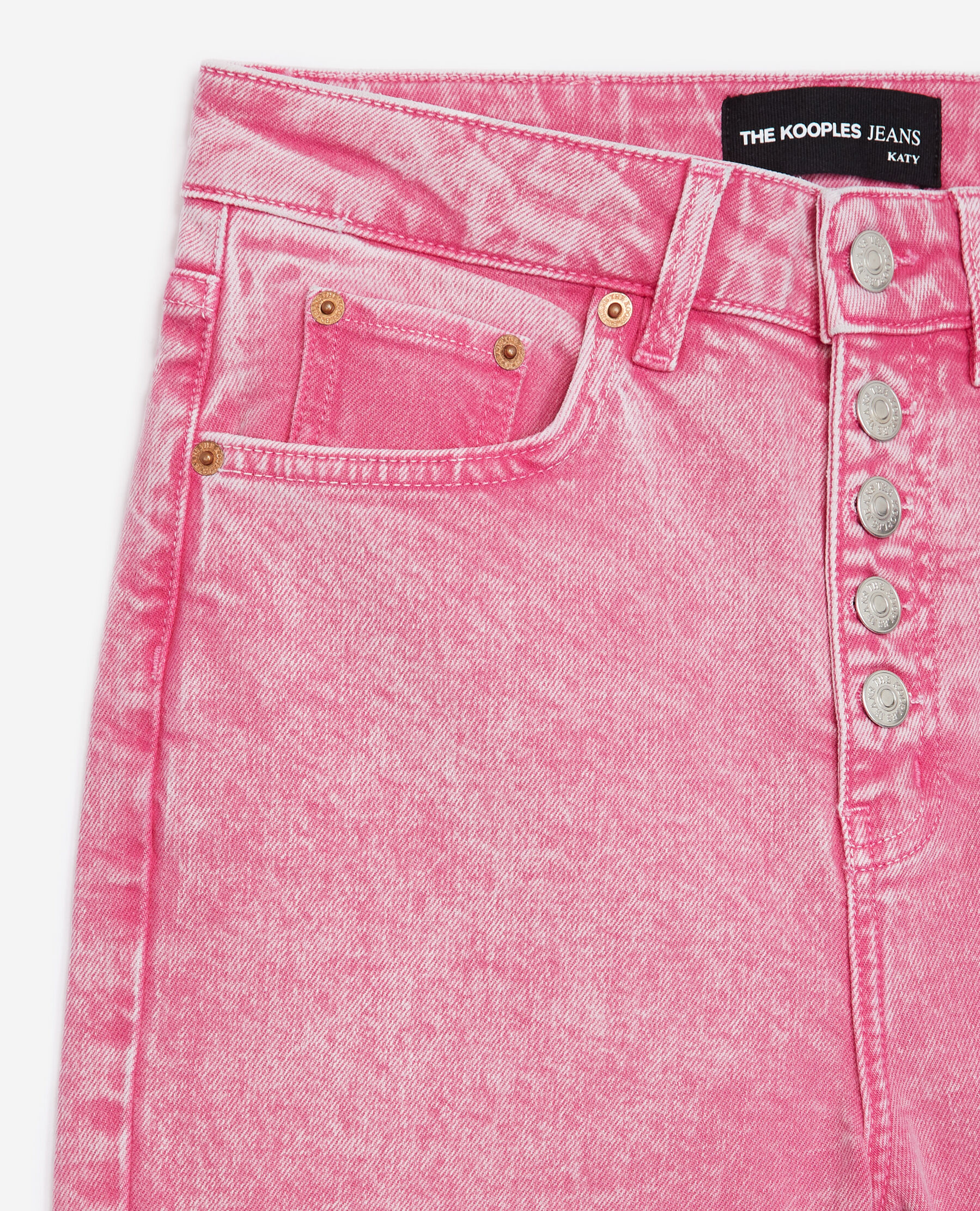 Jean pink top
