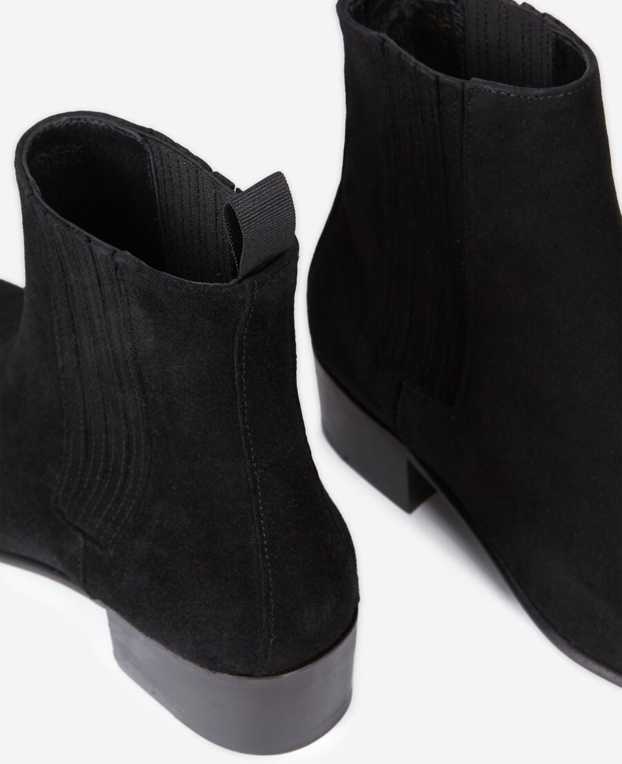 The Kooples FEMME BLACK boots en cuir noires