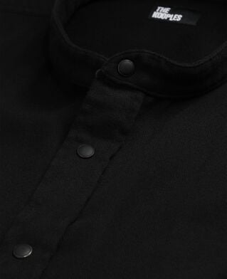 The Kooples HOMME BLACK chemise casual noire