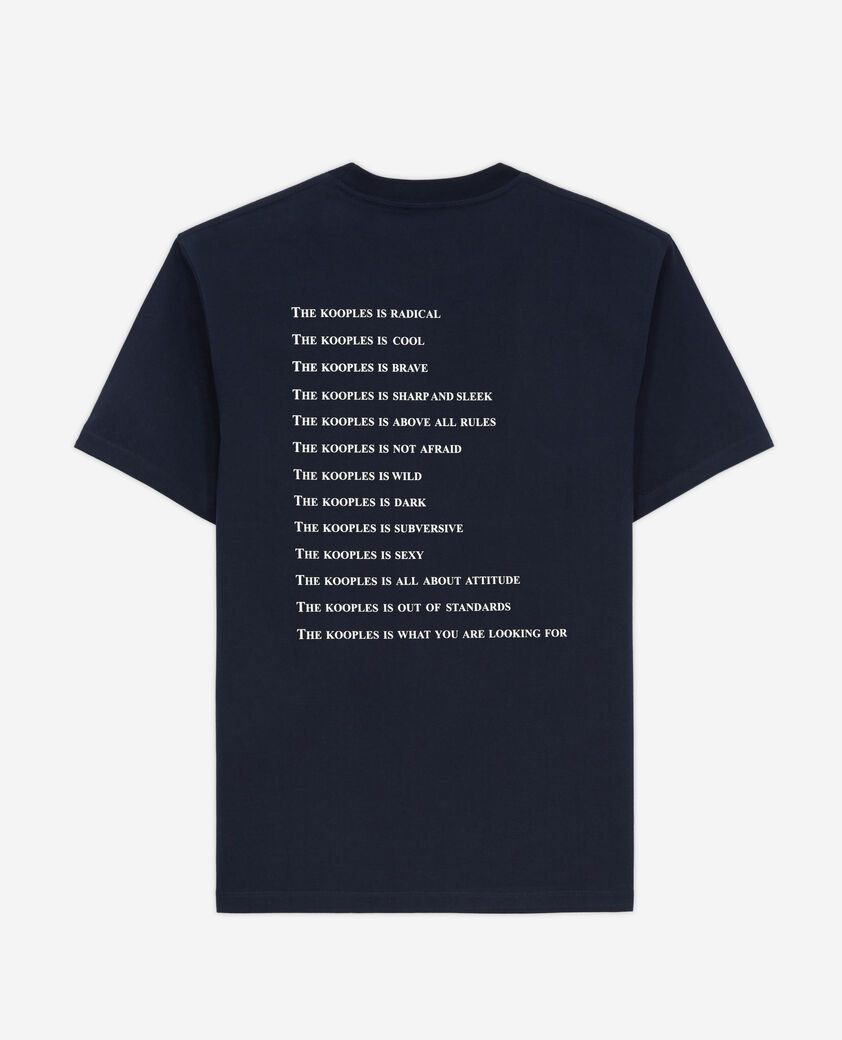 The Kooples HOMME NAVY t-shirt what is bleu