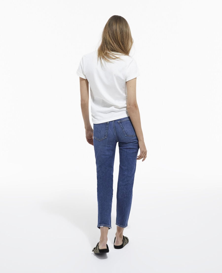 The Kooples WOMEN BLUE DENIM blue slim-fit jeans