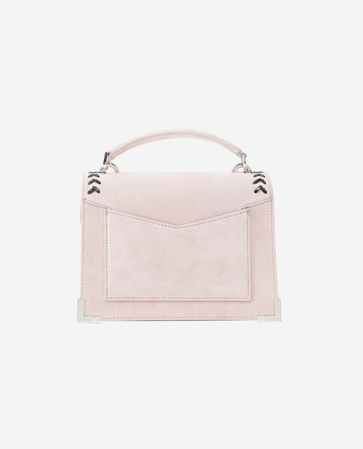 Sac Emily small en cuir rose The Kooples