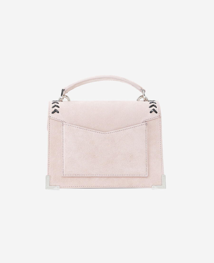 sac emily small en cuir rose