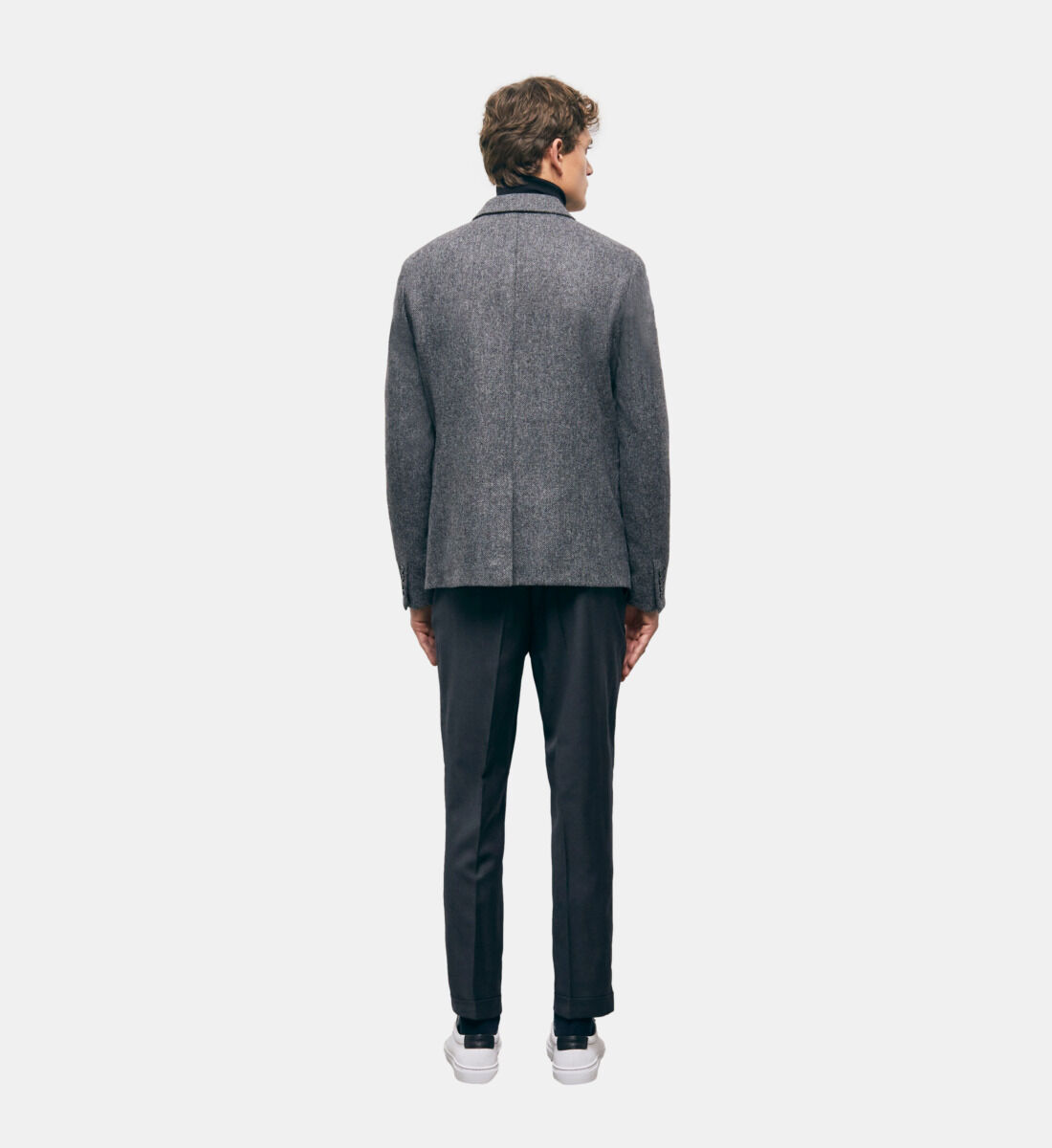 Veste laine grise deals