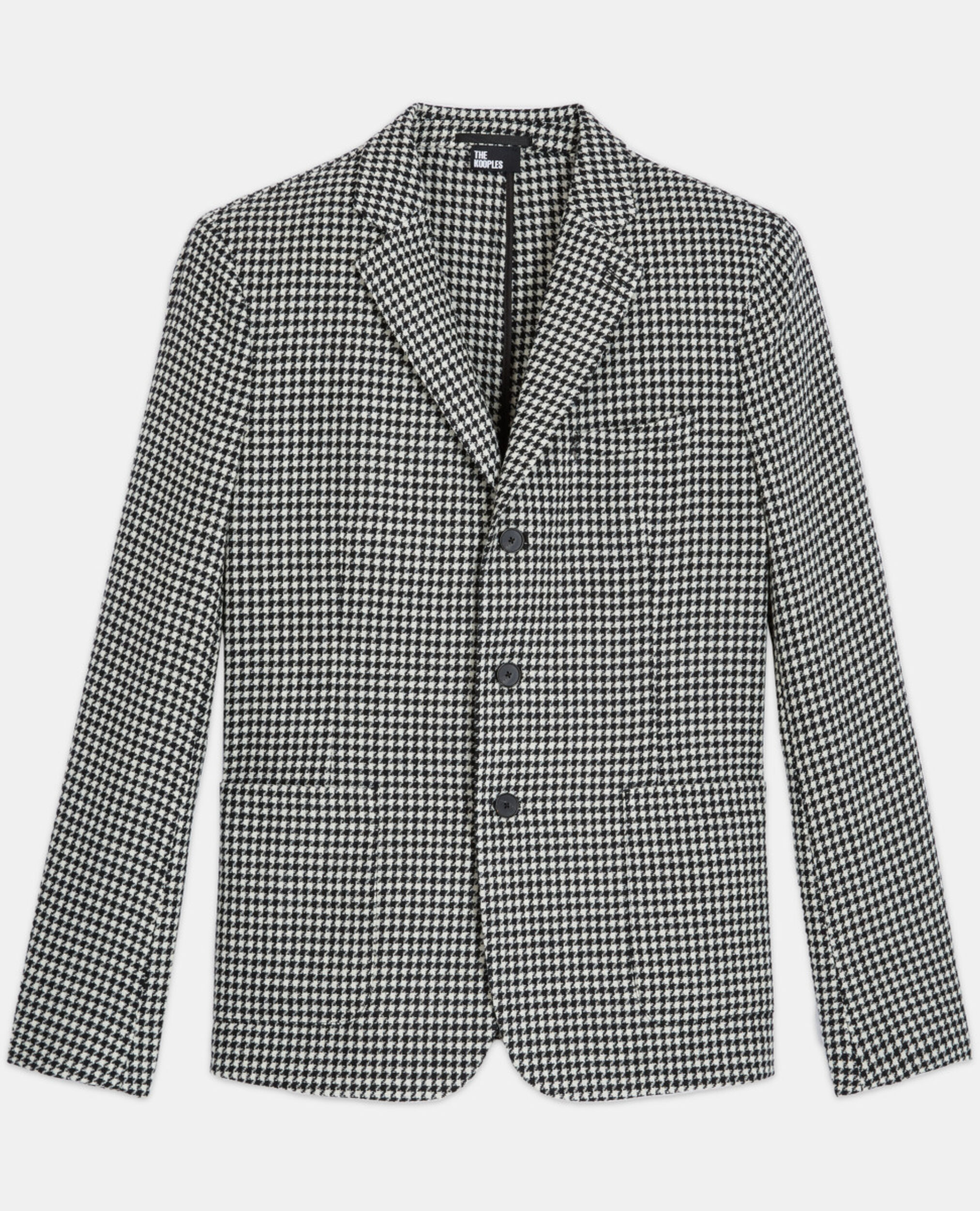 Patterned jacket, BLACK WHITE, hi-res image number null