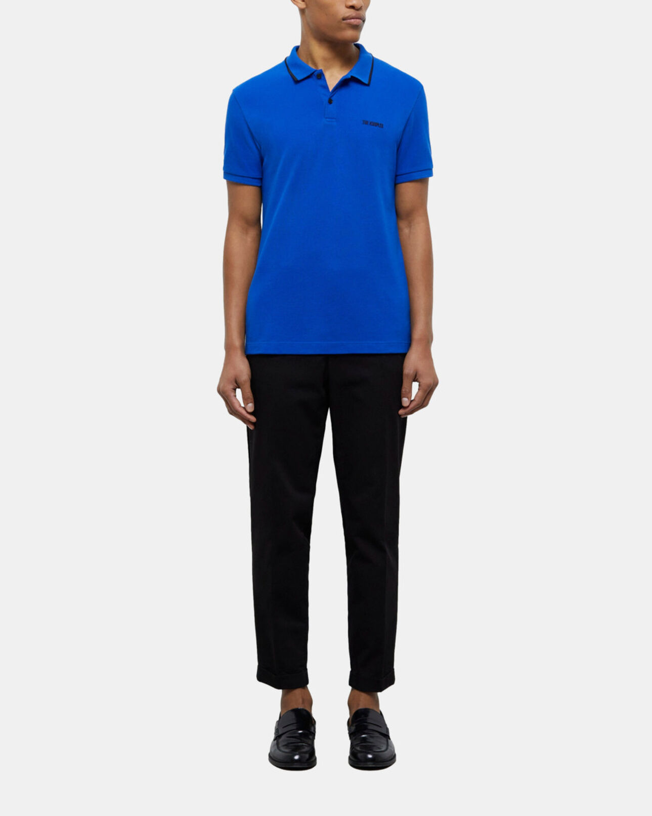 The Kooples MEN BLUE ELECTRIC blue polo shirt