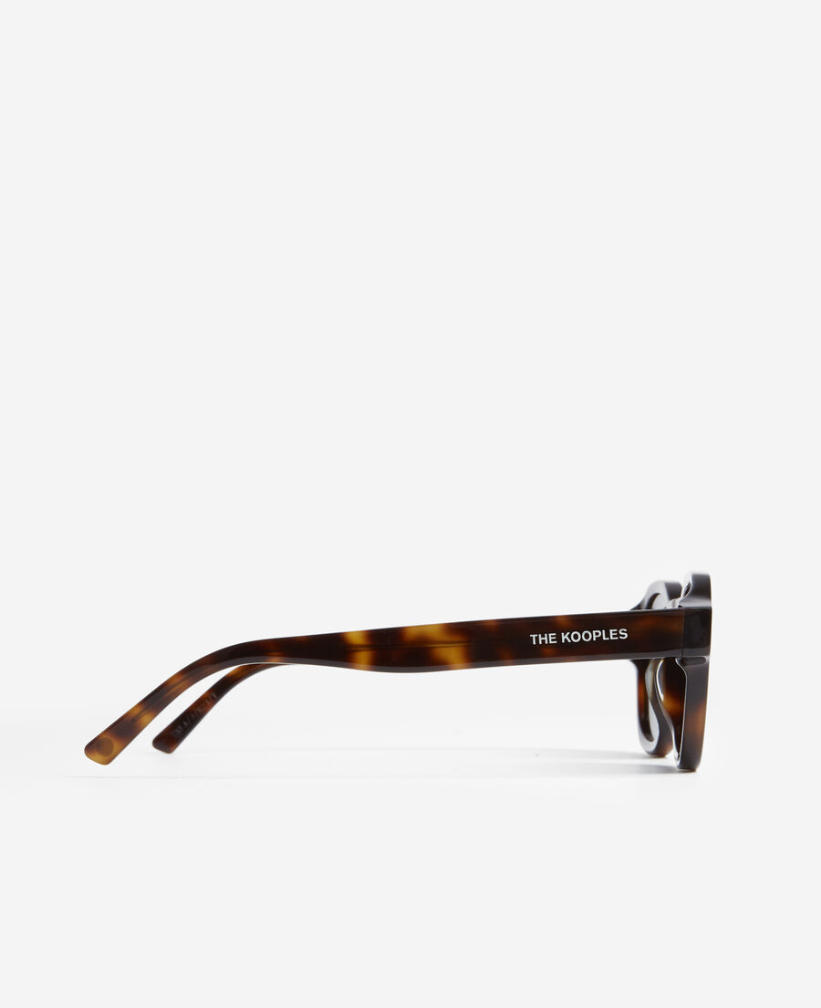 gafas de sol marrones unisex escamas