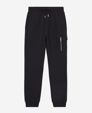 The Kooples MEN BLACK black tracksuit trousers