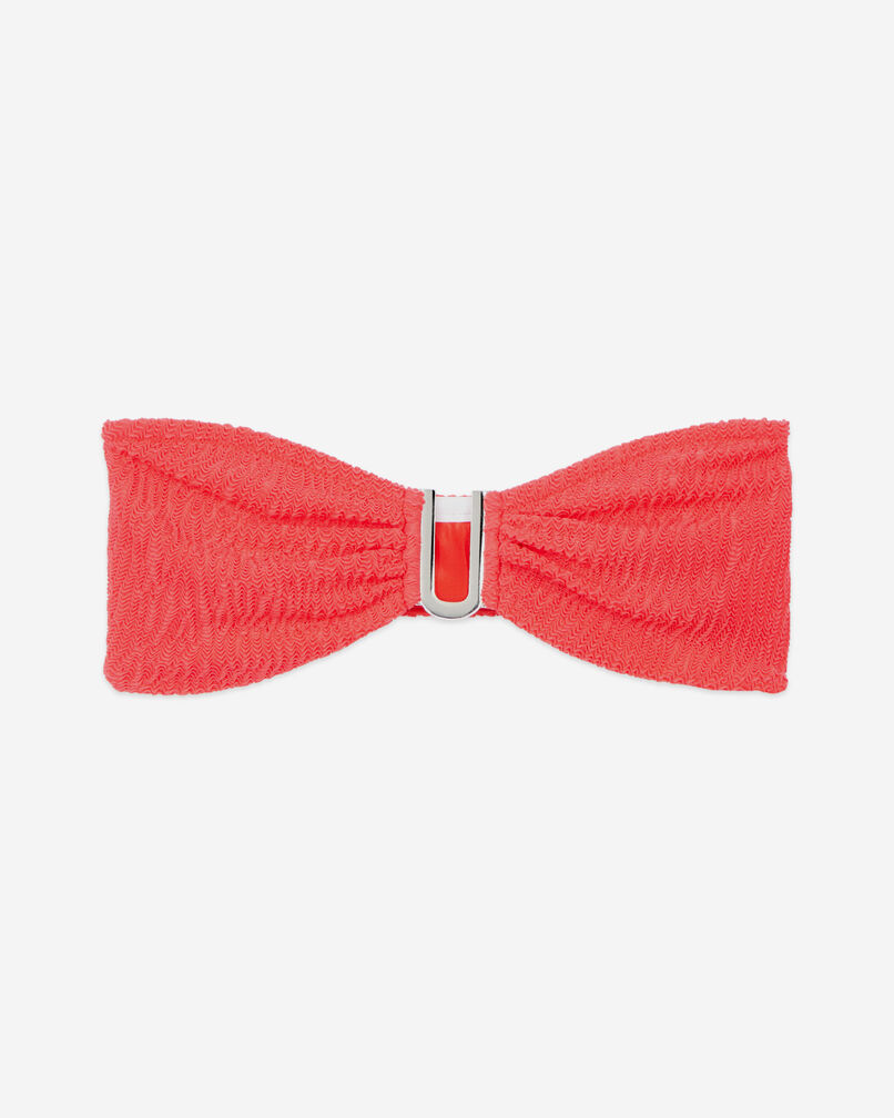 The Kooples F RED the kooples x luz bandeau swimming costume top red