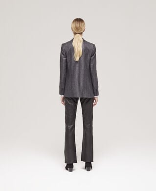 The Kooples WOMEN BLACK black striped jacket