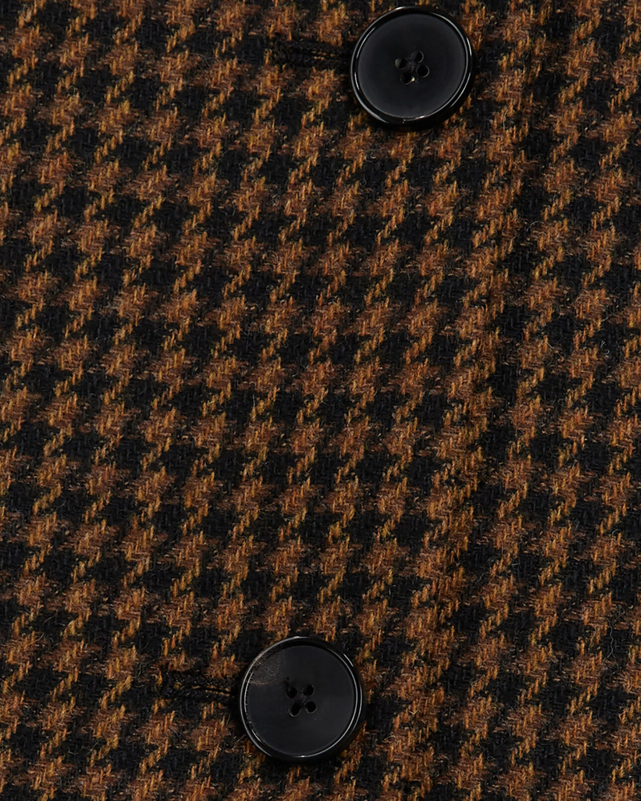 The Kooples F BLACK BROWN wool jacket with houndstooth motif