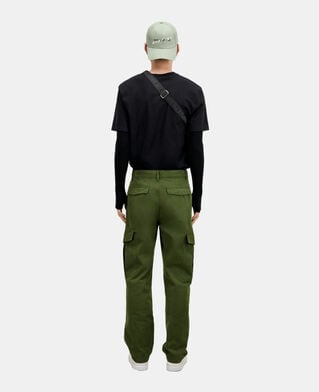 The Kooples HOMBRE KAKI pantal&oacute;n cargo caqui algod&oacute;n