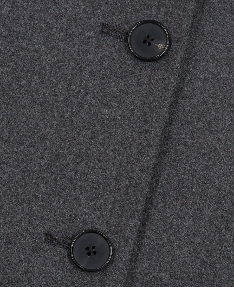 gray wool suit jacket