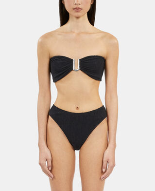 The Kooples FEMME BLACK haut de maillot de bain the kooples x luz bandeau noir