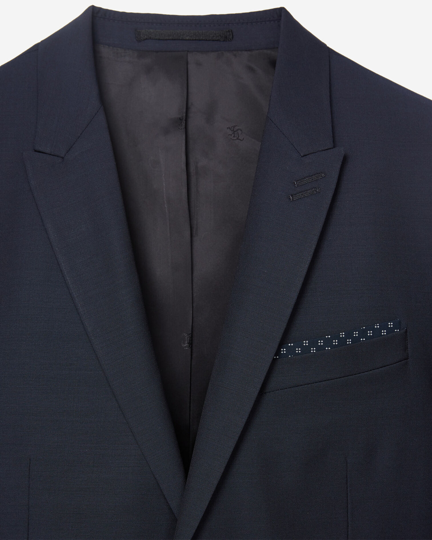 Men’s navy blue suit jacket, NAVY, hi-res image number null