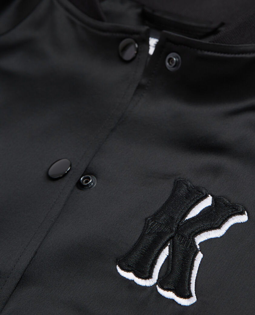 The Kooples WOMEN BLACK black teddy jacket with western-style embroidery