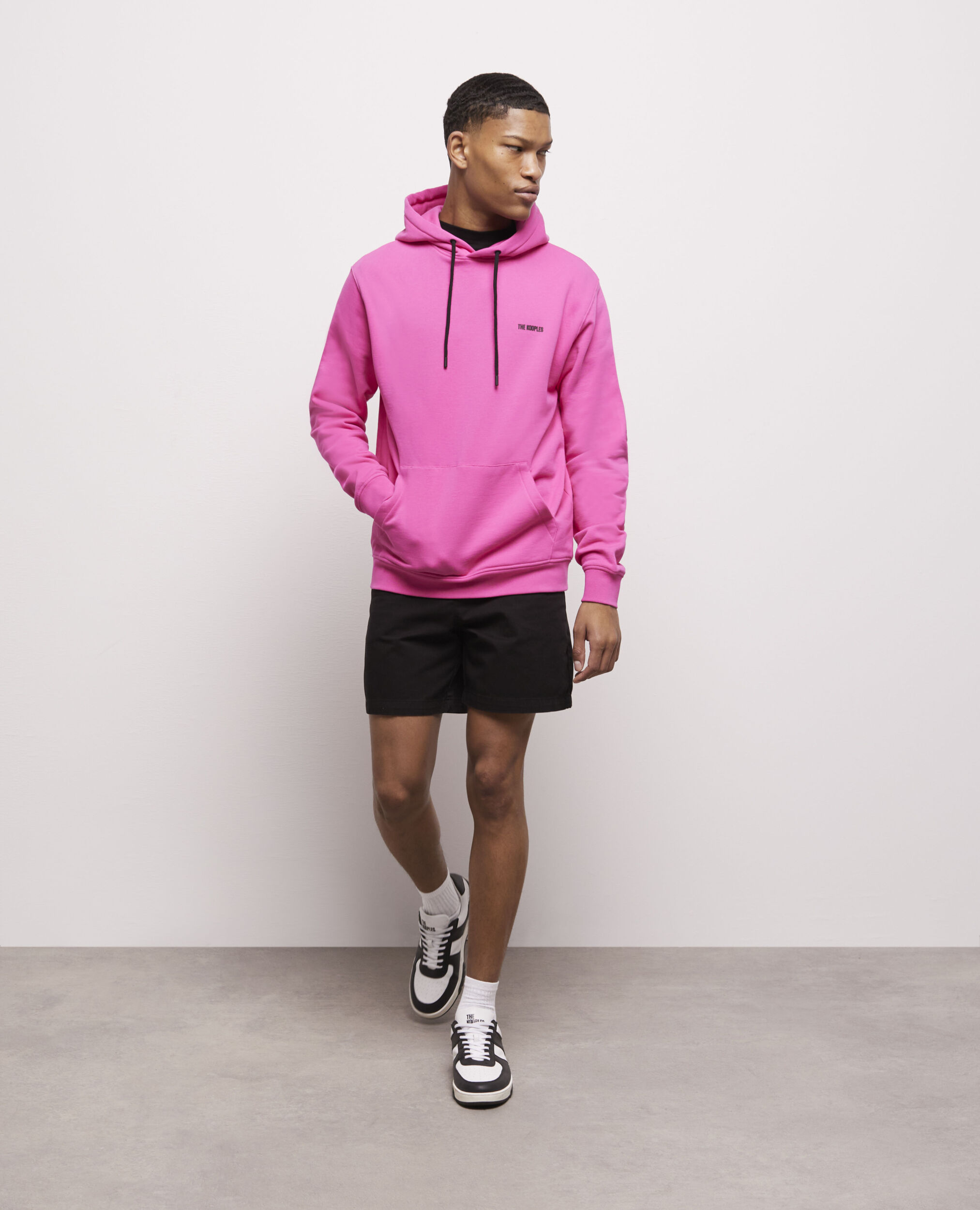 Sweatshirt à capuche rose avec logo, PINK, hi-res image number null