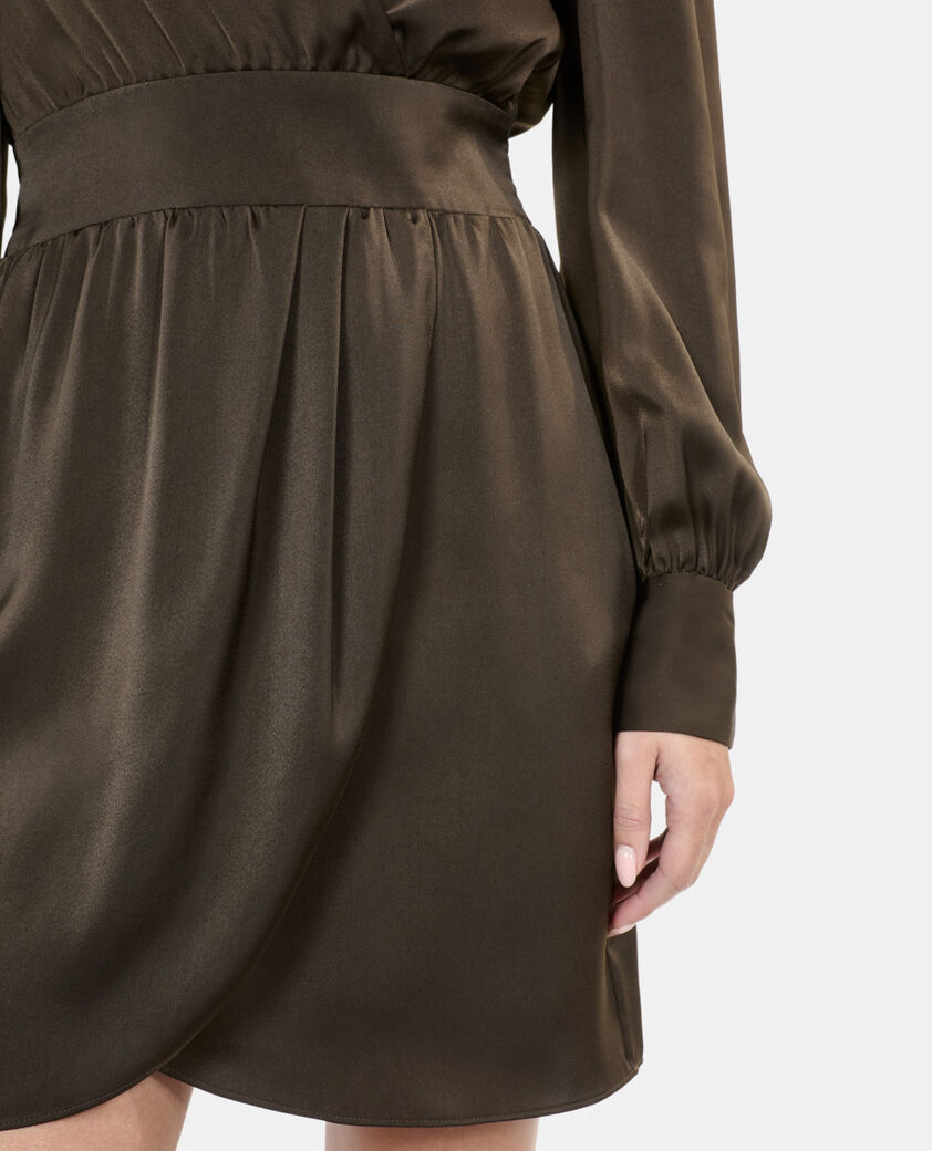 The Kooples FEMME KAKI robe courte kaki