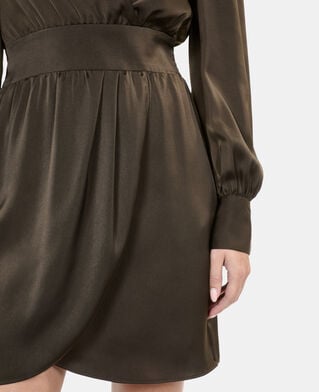 The Kooples DAMEN KAKI kurzes, khakifarbenes kleid