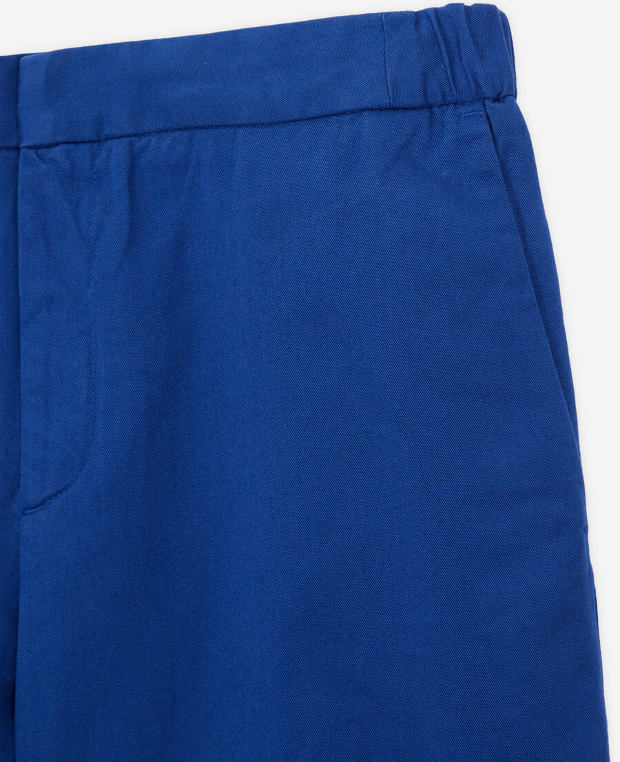 blue cotton pants