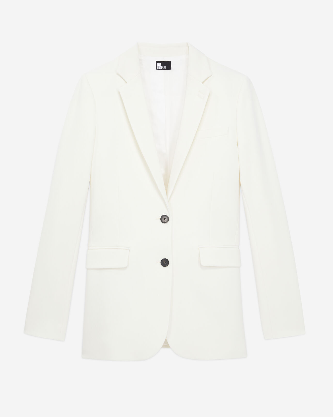 The Kooples WOMEN ECRU white suit jacket