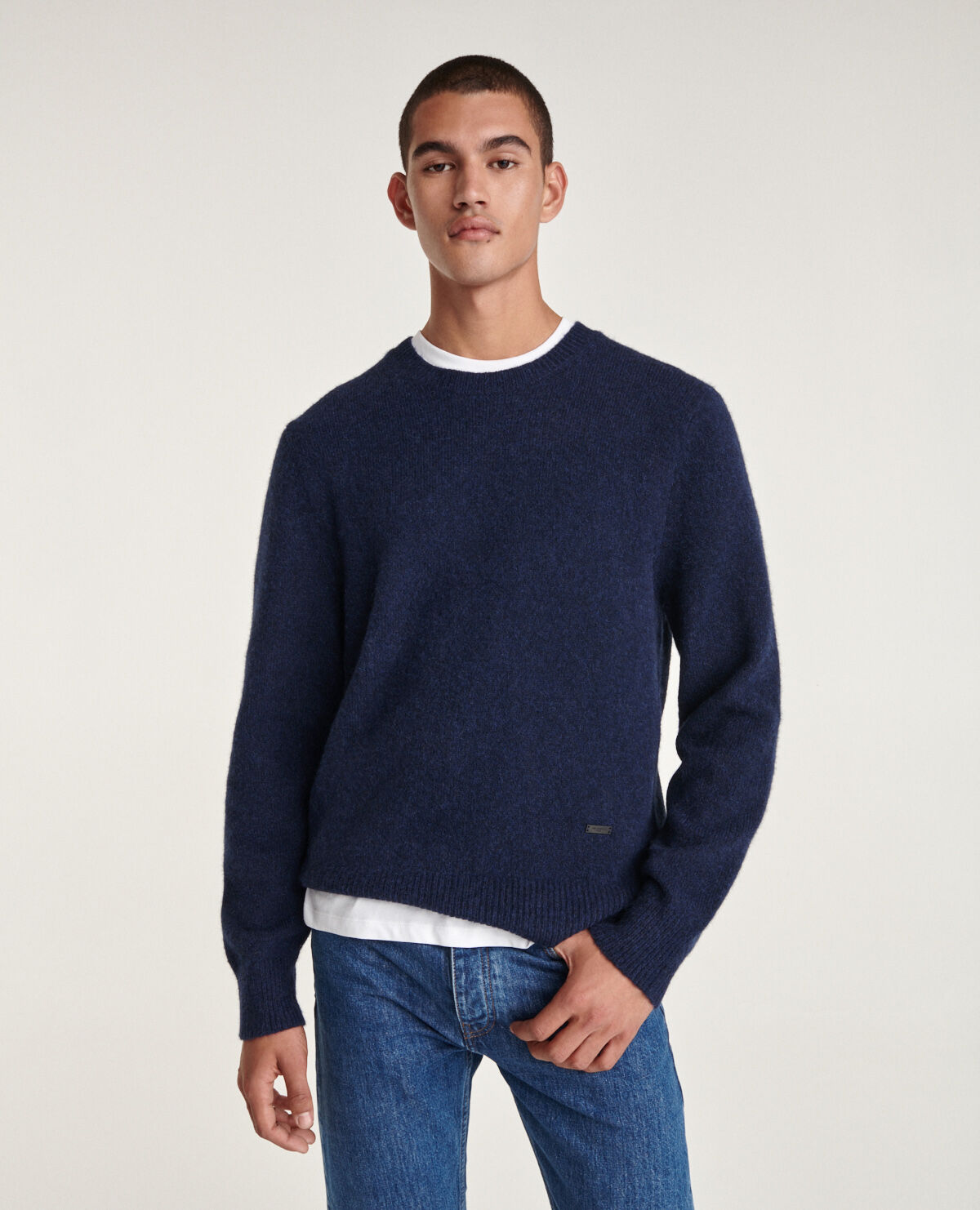 Navy blue long sweater discount