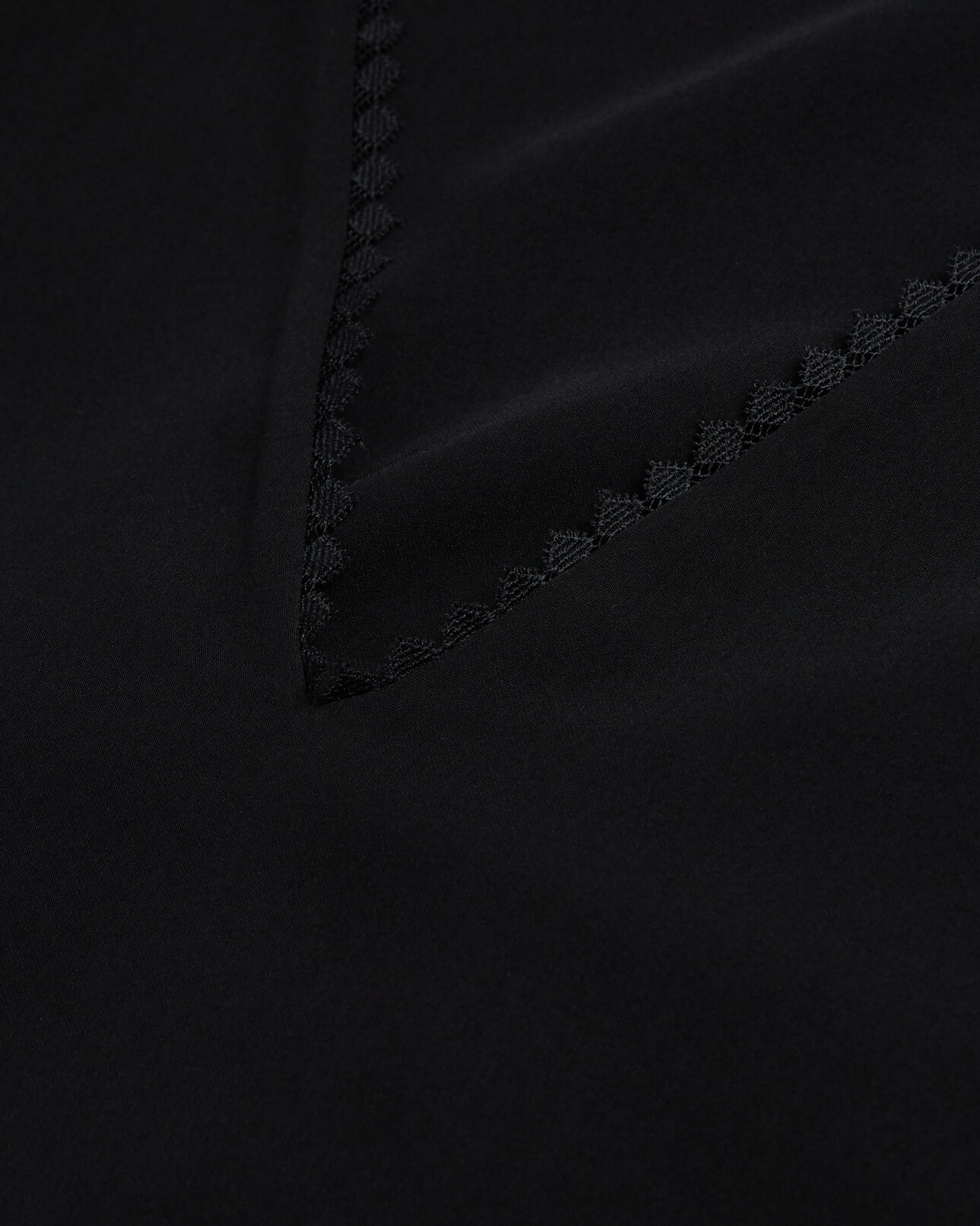 The Kooples MUJER BLACK vestido largo negro